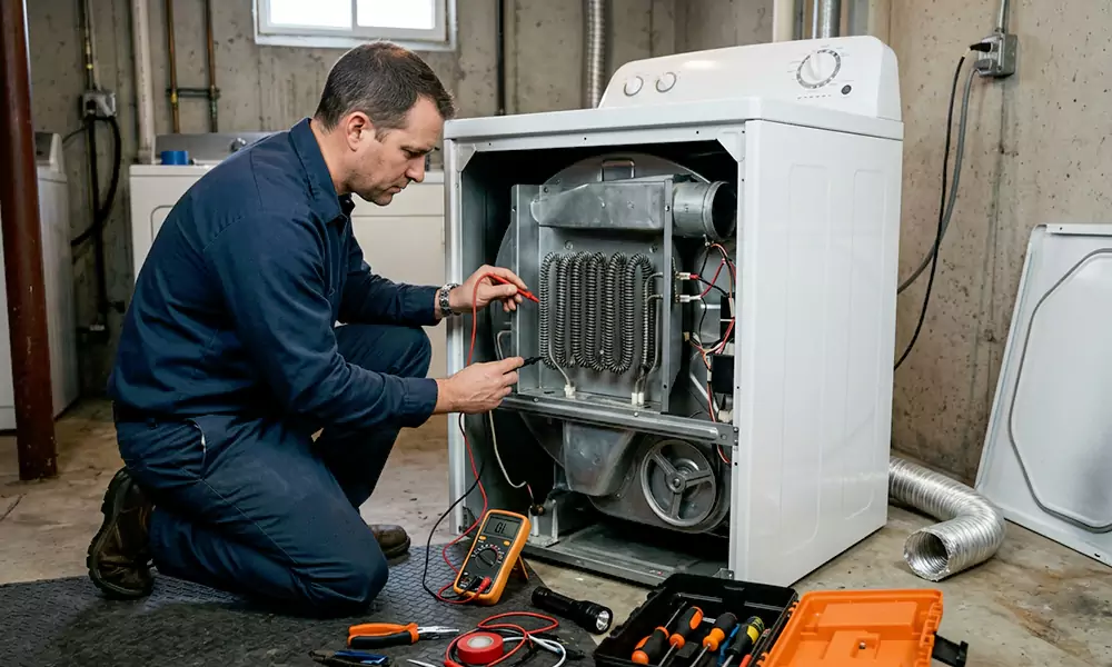 Dryer Not Heating Repair in Bridgeport, CT